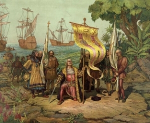 Columbus invades, tobacco crosses waters