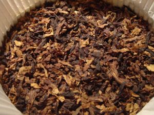cured and dried tobacco