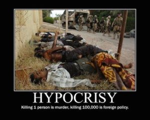 US genocidal hypocrisy