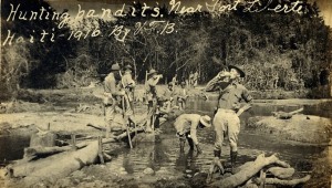 US Marines huntingbandits Haiti 1916
