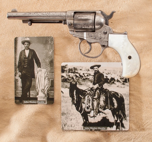 John Wesley Harding outlaw Colt pistol